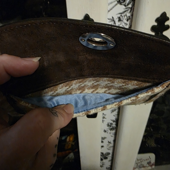 Coach Hamptons Houndstooth Wristlet - Picture 7 of 10